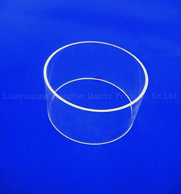 Los anillos de cuarzo pulidos transparentes resistentes a altas temperaturas y corrosión se pueden personalizar
