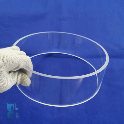 Los anillos de cuarzo pulidos transparentes resistentes a altas temperaturas y corrosión se pueden personalizar