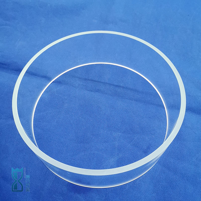 Los anillos de cuarzo pulidos transparentes resistentes a altas temperaturas y corrosión se pueden personalizar