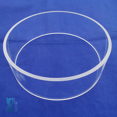 Los anillos de cuarzo pulidos transparentes resistentes a altas temperaturas y corrosión se pueden personalizar