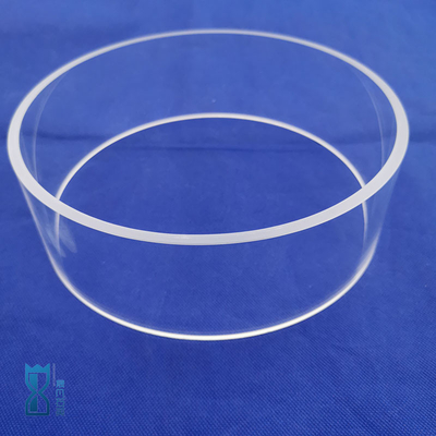 Los anillos de cuarzo pulidos transparentes resistentes a altas temperaturas y corrosión se pueden personalizar