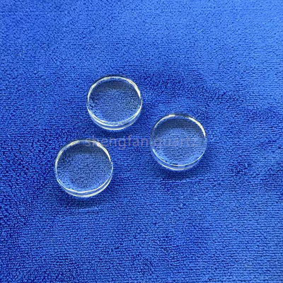 Venta al por mayor de cristal de cuarzo de alta pureza placas de cristal de cuarzo óptico redondo a medida