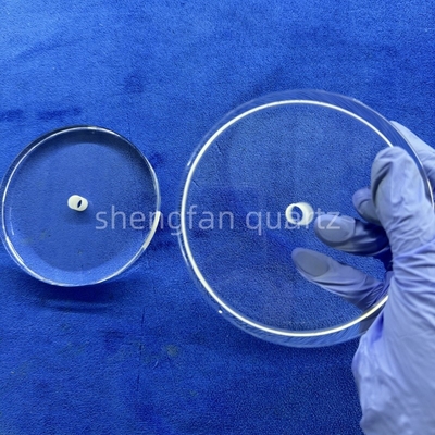 Fábrica de vidrio de cristal perforado con láser de alta pureza