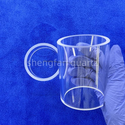 SiO2 de alta pureza 99,99% Tubo de vidrio de cuarzo con punto de recocido de 1180°C y punto de deformación de 1100°C para uso industrial