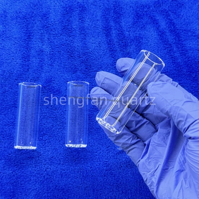 Tubo de vidrio de cuarzo transparente con resistencia al calor personalizado para aeroespacial