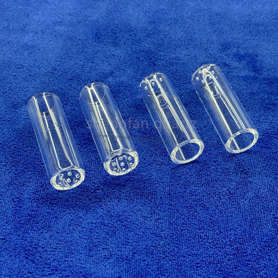 SiO2 de alta pureza 99,99% Tubo de vidrio de cuarzo con punto de recocido de 1180°C y punto de deformación de 1100°C para uso industrial