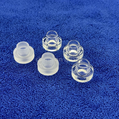 Hoja de cuarzo perforada transparente a medida profesional resistente a altas temperaturas