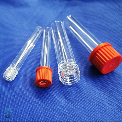 Producción de tubos de cuarzo con rosca transparente a medida resistentes a altas temperaturas