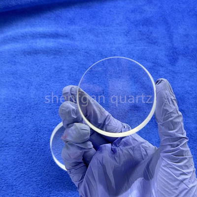 Capa de vidrio de silicio fundido de cuarzo resistente a altas temperaturas