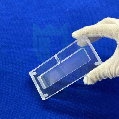 Mecanizado CNC de la hoja de cuarzo perforando y ranurando alta precisión alta temperatura