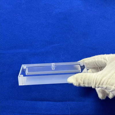Mecanizado CNC de la hoja de cuarzo perforando y ranurando alta precisión alta temperatura