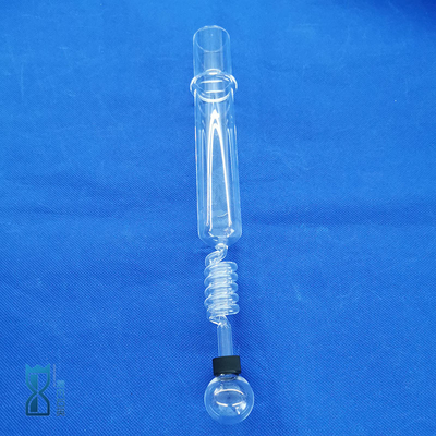 Fabrica de instrumentos de cuarzo a medida Laboratorio tubo de vidrio de cuarzo resistente a altas temperaturas