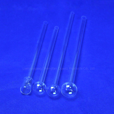 Fabrica de instrumentos de cuarzo a medida Laboratorio tubo de vidrio de cuarzo resistente a altas temperaturas