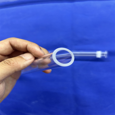 Tubo de cristal de cuarzo de silicio fundido tubo de filtro de arena de cuarzo núcleo de alta dureza