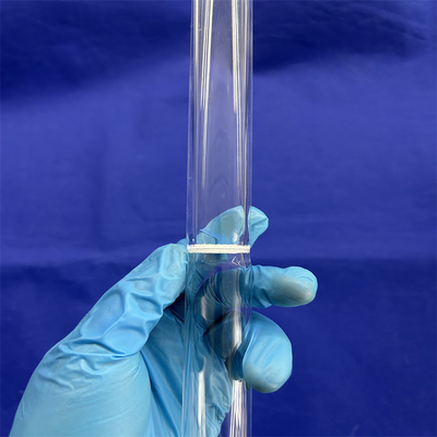 Tubo de cristal de cuarzo de silicio fundido tubo de filtro de arena de cuarzo núcleo de alta dureza