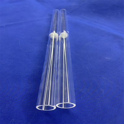 Tubo de cristal de cuarzo de silicio fundido tubo de filtro de arena de cuarzo núcleo de alta dureza