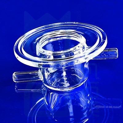 Reactor de cuarzo de alta temperatura de 50 ml a 1000 ml para medición de líquido cargado a medida