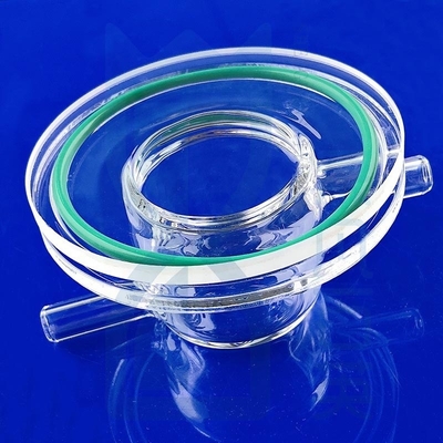Reactor de cuarzo de alta temperatura de 50 ml a 1000 ml para medición de líquido cargado a medida
