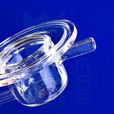 Reactor de cuarzo de alta temperatura de 50 ml a 1000 ml para medición de líquido cargado a medida