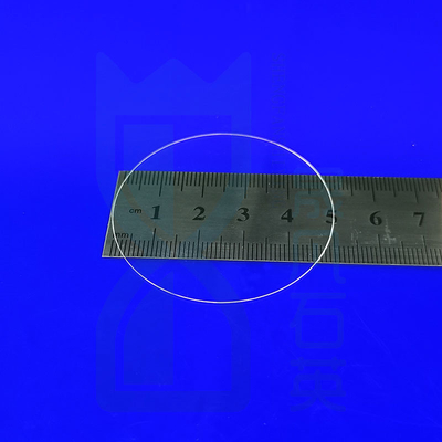 Ventana de alta transmisión de luz de esquisto de cristal de cuarzo 2 "4" 6 " de cristal de cuarzo Wafer Wafer 0,3 mm de espesor