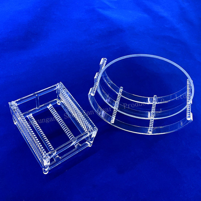 Fabrica de semiconductores personalizados resistentes a la corrosión a altas temperaturas de cuarzo con barra de cuarzo