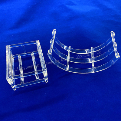 Fabrica de semiconductores personalizados resistentes a la corrosión a altas temperaturas de cuarzo con barra de cuarzo