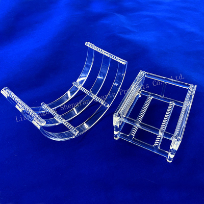 Fabrica de semiconductores personalizados resistentes a la corrosión a altas temperaturas de cuarzo con barra de cuarzo
