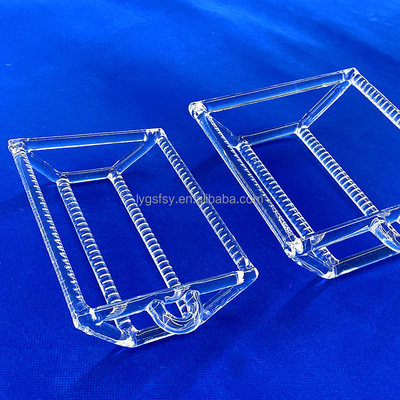 Fabrica de semiconductores personalizados resistentes a la corrosión a altas temperaturas de cuarzo con barra de cuarzo