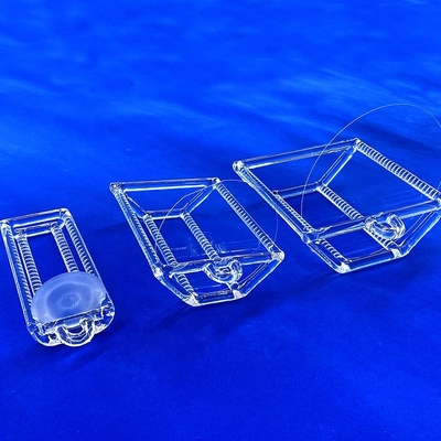 Fabrica de semiconductores personalizados resistentes a la corrosión a altas temperaturas de cuarzo con barra de cuarzo
