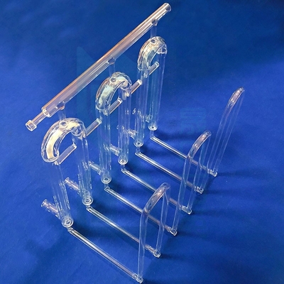 Tubo de vidrio de cuarzo resistente a la corrosión a altas temperaturas personalizado