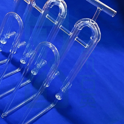 Tubo de vidrio de cuarzo resistente a la corrosión a altas temperaturas personalizado