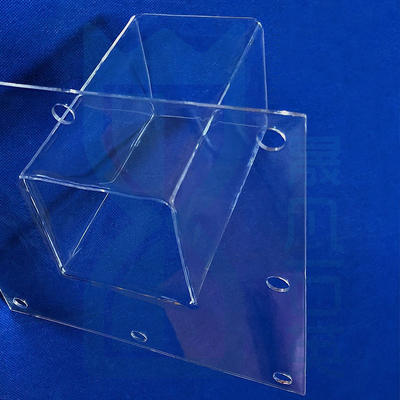 Hoja de vidrio de cuarzo resistente a altas temperaturas para perforar en aplicaciones fotovoltaicas de semiconductores