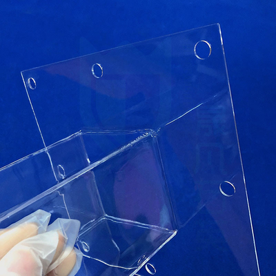 Hoja de vidrio de cuarzo resistente a altas temperaturas para perforar en aplicaciones fotovoltaicas de semiconductores