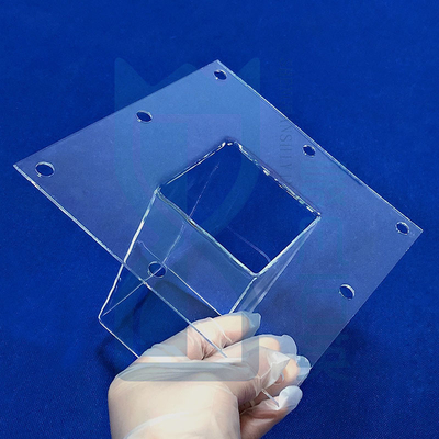 Hoja de vidrio de cuarzo resistente a altas temperaturas para perforar en aplicaciones fotovoltaicas de semiconductores