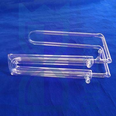 tubo de cristal de cuarzo fundido resistente a altas temperaturas laboratorio dedicado tubo de cristal de cuarzo transparente