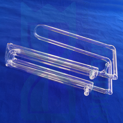 tubo de cristal de cuarzo fundido resistente a altas temperaturas laboratorio dedicado tubo de cristal de cuarzo transparente