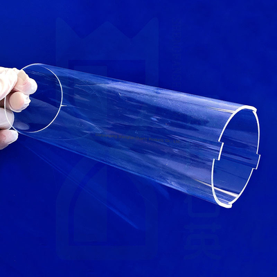 1100C Punto de deformación Tubo de vidrio de cuarzo para aplicaciones ópticas en la fabricación industrial
