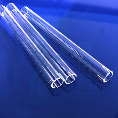 Fábrica de hornos resistentes a altas temperaturas tubo de calentamiento de cuarzo fundido a medida tubo de cristal de cuarzo
