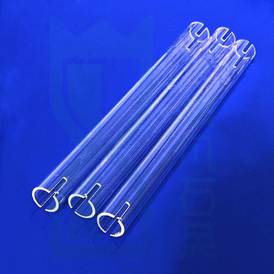 Fábrica de hornos resistentes a altas temperaturas tubo de calentamiento de cuarzo fundido a medida tubo de cristal de cuarzo