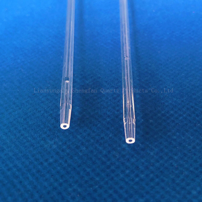 Fabrica de alta resistencia a altas temperaturas personalizada 1 mm-10 mm de diámetro pequeño tubo de vidrio de cuarzo capilar