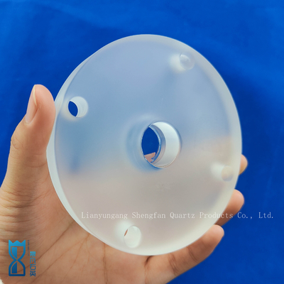 Topo de vidrio de cristal de cuarzo para la investigación científica