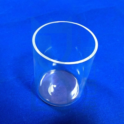 Topo de ensayo de fondo plano de cristal de cuarzo resistente a la corrosión a altas temperaturas