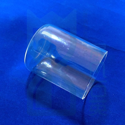 Topo de ensayo de fondo plano de cristal de cuarzo resistente a la corrosión a altas temperaturas