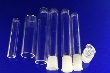 Tubo de cristal endurecido de vista, ambos a prueba de calor del tubo infrarrojo del cuarzo extremo pulido