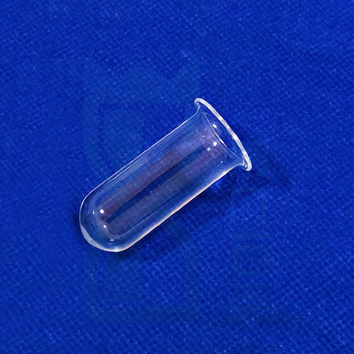 Topo de cristal de cuarzo de silicio de alta temperatura y alta pureza Topo de prueba de cuarzo con brida