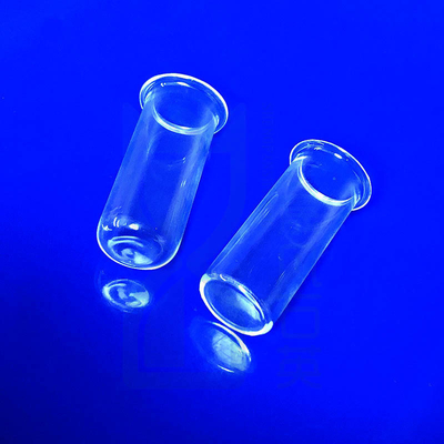 Topo de cristal de cuarzo de silicio de alta temperatura y alta pureza Topo de prueba de cuarzo con brida