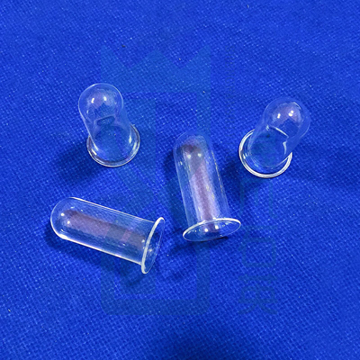 Topo de cristal de cuarzo de silicio de alta temperatura y alta pureza Topo de prueba de cuarzo con brida