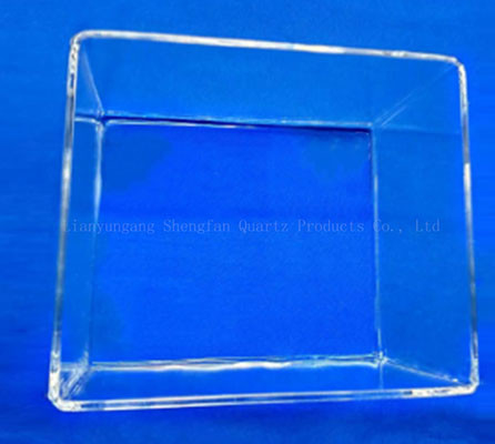 Contenedores de cuarzo resistentes a la corrosión a altas temperaturas de fábrica cilindros cuadrados de cuarzo con núcleos de arena de cuarzo para laboratorios