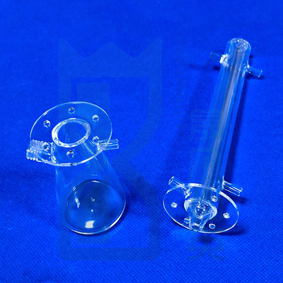 Alta pureza 99,99% Instrumentos experimentales personalizados resistentes a la corrosión a altas temperaturas Tubos de vidrio de cuarzo y reactores de cuarzo