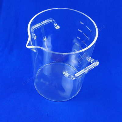 Fabrica de vasos de cristal de cuarzo y de cuarzo resistente a altas temperaturas resistente a la corrosión